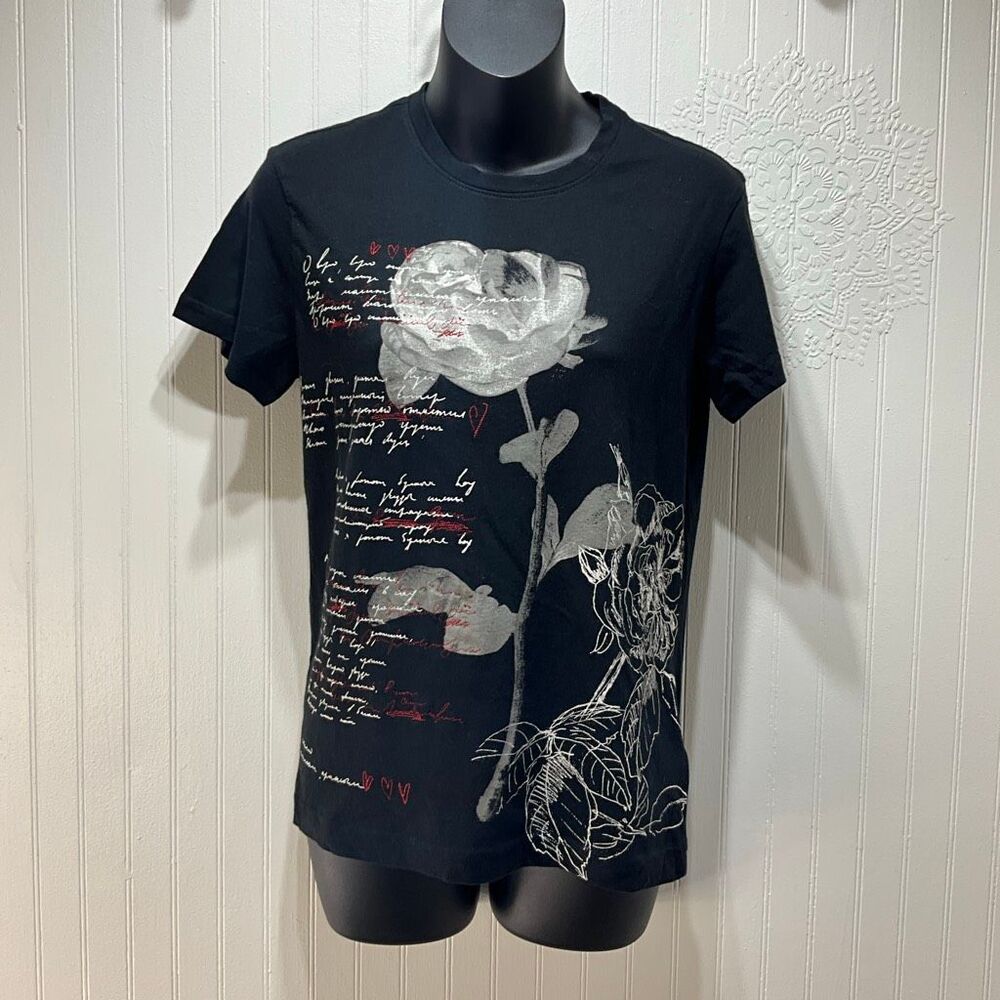 ROBERT GRAHAM Love Poem Graphic T-Shirt